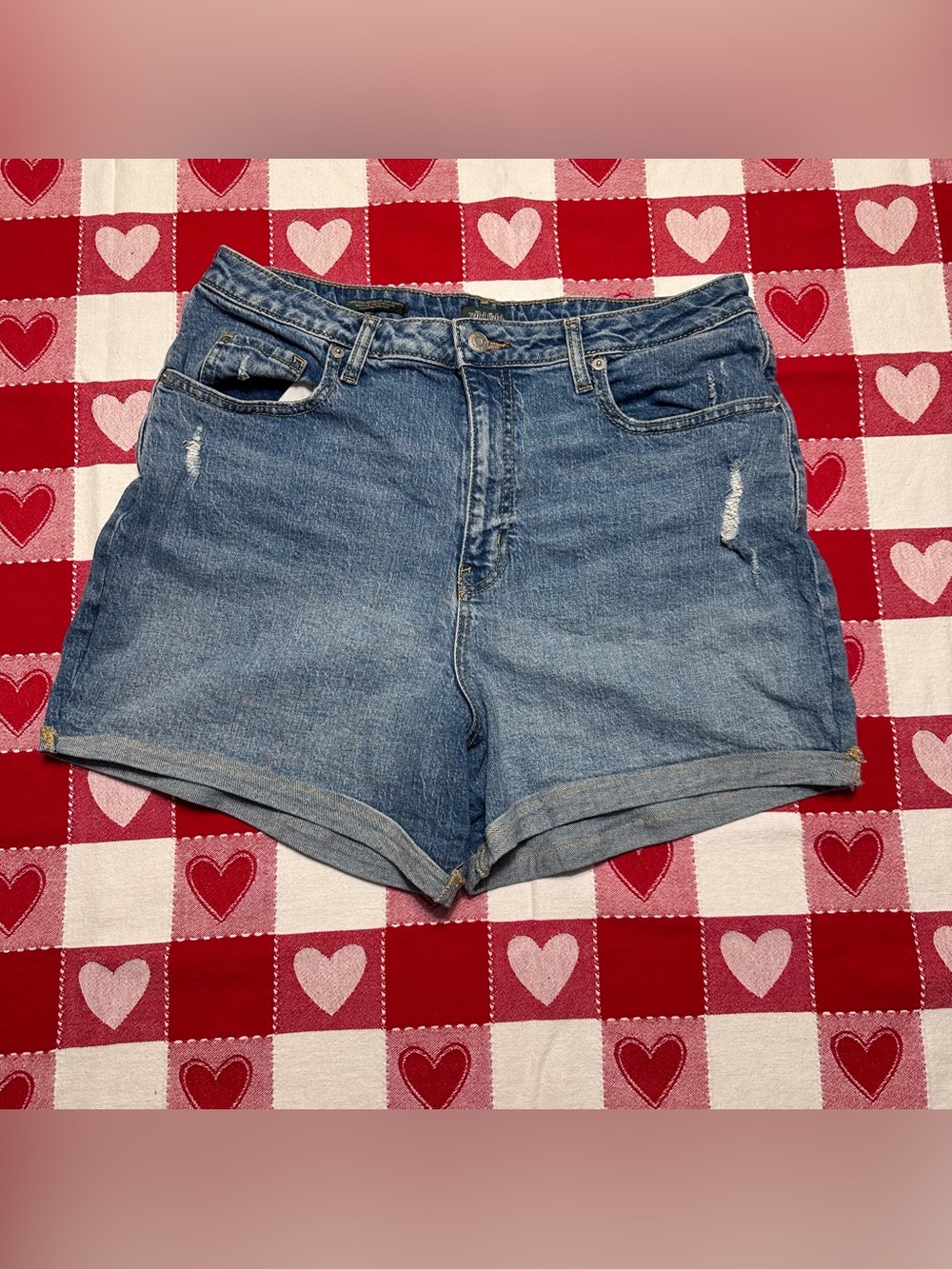 Wild Fable Super High-Rise Rolled Cuff Shorts